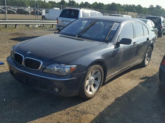 WBAHL835X6DT01177 - 2006 BMW 750 I BLUE photo 2