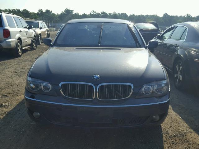 WBAHL835X6DT01177 - 2006 BMW 750 I BLUE photo 7