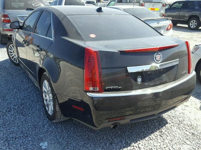 1G6DC5EYXB0112296 - 2011 CADILLAC CTS BLACK photo 3