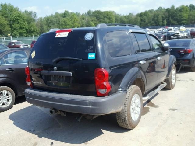 1D4HB38N44F136720 - 2004 DODGE DURANGO ST BLACK photo 4