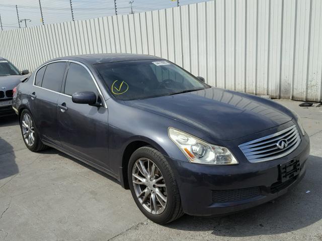 JNKBV61E88M204068 - 2008 INFINITI G35 GRAY photo 1