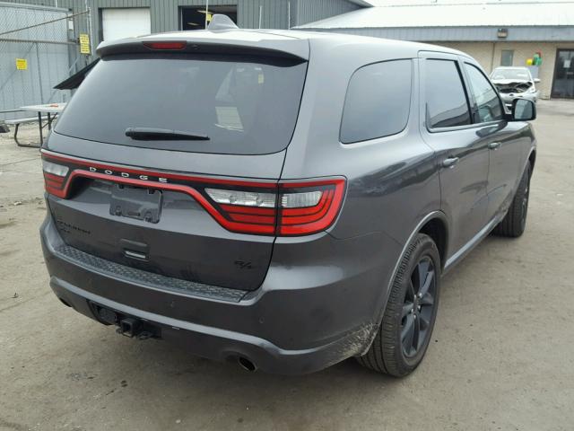 1C4SDJCT9HC771284 - 2017 DODGE DURANGO R/ GRAY photo 4