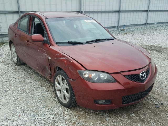 JM1BK32F381161437 - 2008 MAZDA 3 I RED photo 1