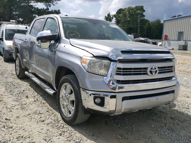 5TFGY5F18EX164146 - 2014 TOYOTA TUNDRA CRE Silber Foto 1