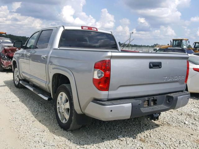 5TFGY5F18EX164146 - 2014 TOYOTA TUNDRA CRE Silber Foto 3