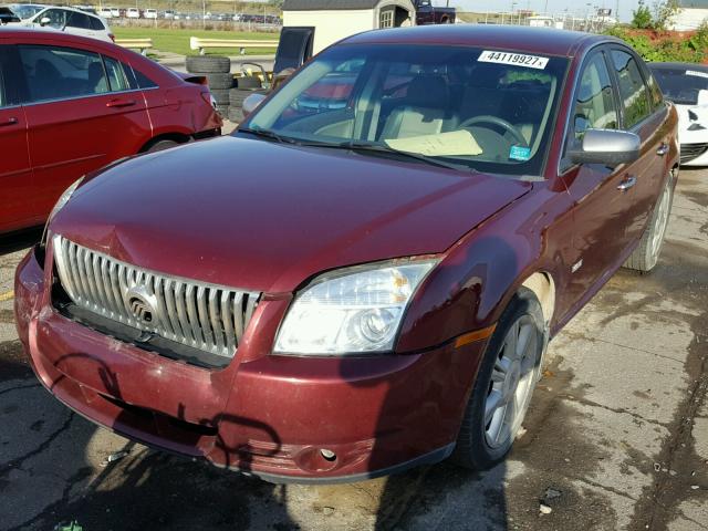 1MEHM42WX8G625507 - 2008 MERCURY SABLE PREM RED photo 2