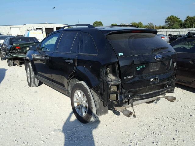 2FMDK3GC5DBC06525 - 2013 FORD EDGE BLACK photo 3