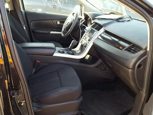 2FMDK3GC5DBC06525 - 2013 FORD EDGE BLACK photo 5