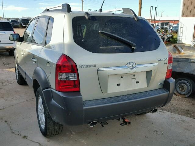 KM8JN72DX6U254133 - 2006 HYUNDAI TUCSON GLS GOLD photo 3