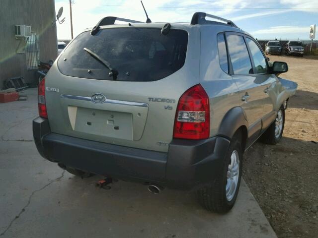 KM8JN72DX6U254133 - 2006 HYUNDAI TUCSON GLS GOLD photo 4