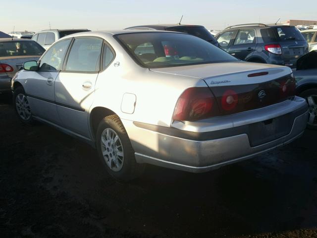 2G1WF52E949171459 - 2004 CHEVROLET IMPALA SILVER photo 3