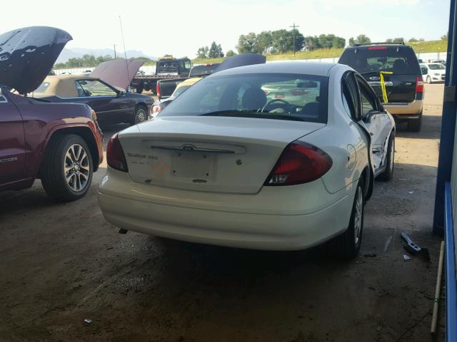 1FAFP55U33G263115 - 2003 FORD TAURUS SES WHITE photo 4