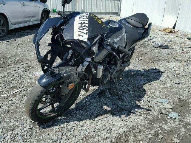 JKAEXMJ159DA18853 - 2009 KAWASAKI EX250 J BLACK photo 2