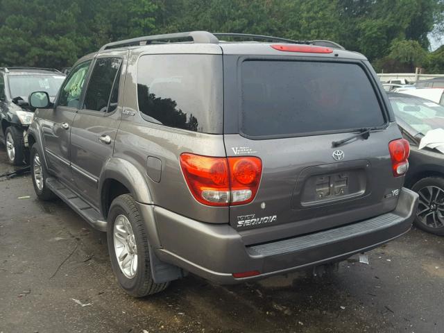 5TDZT38A06S282725 - 2006 TOYOTA SEQUOIA LI GRAY photo 3