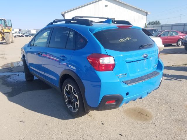 JF2GPANCXHH278390 - 2017 SUBARU CROSSTREK BLUE photo 3