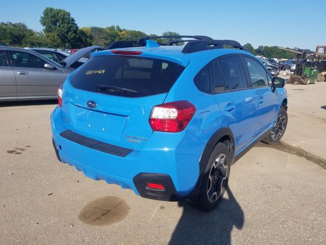 JF2GPANCXHH278390 - 2017 SUBARU CROSSTREK BLUE photo 4