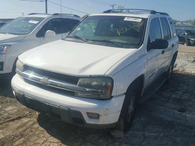 1GNDT13S932106314 - 2003 CHEVROLET TRAILBLAZE WHITE photo 2