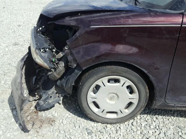 JTLZE4FE1CJ021199 - 2012 TOYOTA SCION XB მუქწითელი ფოტო 10