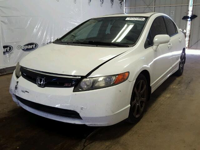 2HGFA55577H705488 - 2007 HONDA CIVIC SI WHITE photo 2