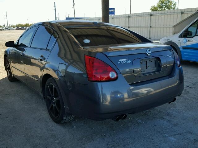 1N4BA41E96C820274 - 2006 NISSAN MAXIMA GRAY photo 3