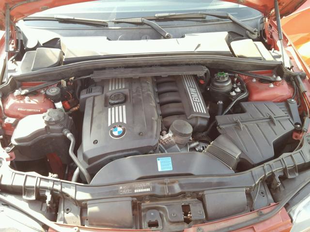 WBAUP73588VF08289 - 2008 BMW 128 I RED photo 7