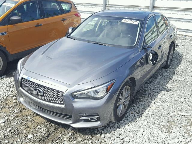 JN1EV7AP4HM743439 - 2017 INFINITI Q50 PREMIU GRAY photo 2