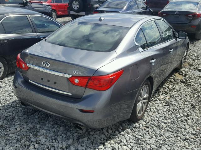 JN1EV7AP4HM743439 - 2017 INFINITI Q50 PREMIU GRAY photo 4