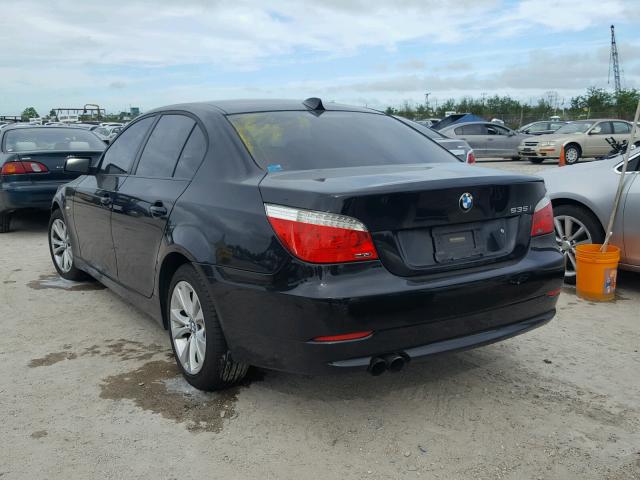 WBANV9C54AC138091 - 2010 BMW 535 XI BLACK photo 3