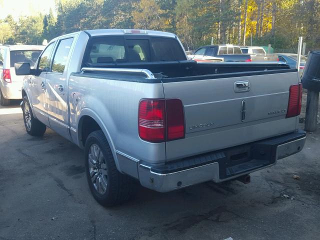 5LTPW18566FJ24361 - 2006 LINCOLN MARK LT SILVER photo 3