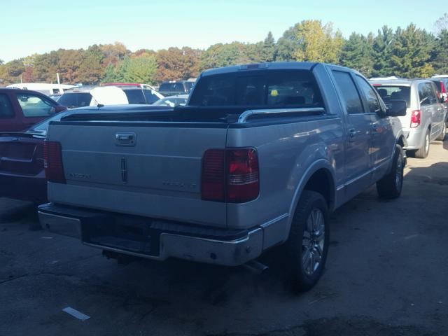 5LTPW18566FJ24361 - 2006 LINCOLN MARK LT SILVER photo 4