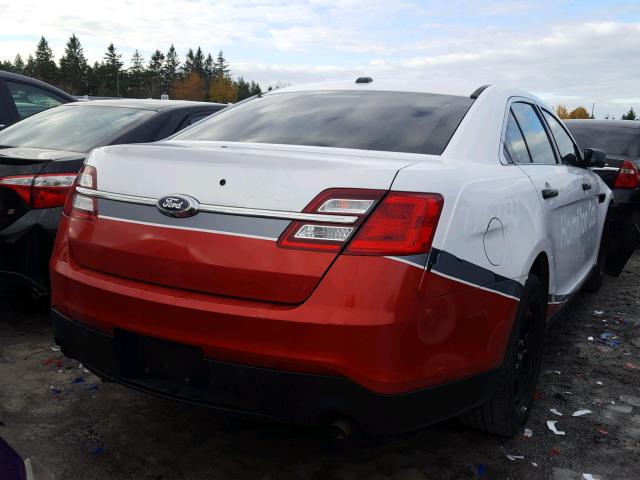 1FAHP2MK5EG158523 - 2014 FORD TAURUS POL WHITE photo 4