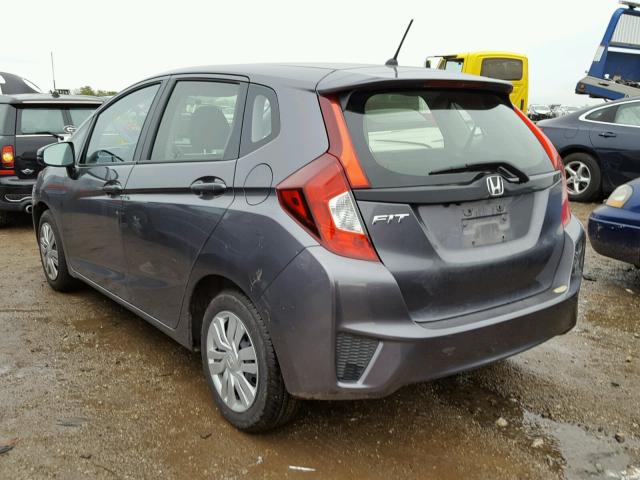 JHMGK5H51HS006264 - 2017 HONDA FIT GRAY photo 3