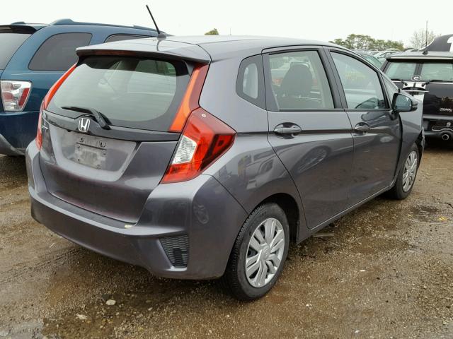 JHMGK5H51HS006264 - 2017 HONDA FIT GRAY photo 4