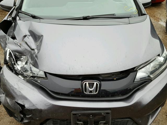 JHMGK5H51HS006264 - 2017 HONDA FIT GRAY photo 7