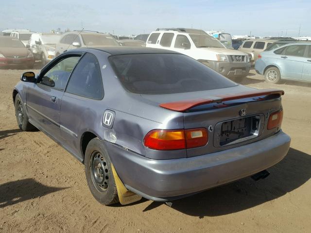 2HGEJ1122SH557355 - 1995 HONDA CIVIC GRAY photo 3