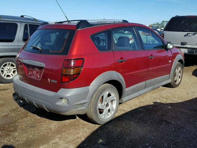 5Y2SL62814Z426674 - 2004 PONTIAC VIBE MAROON photo 4