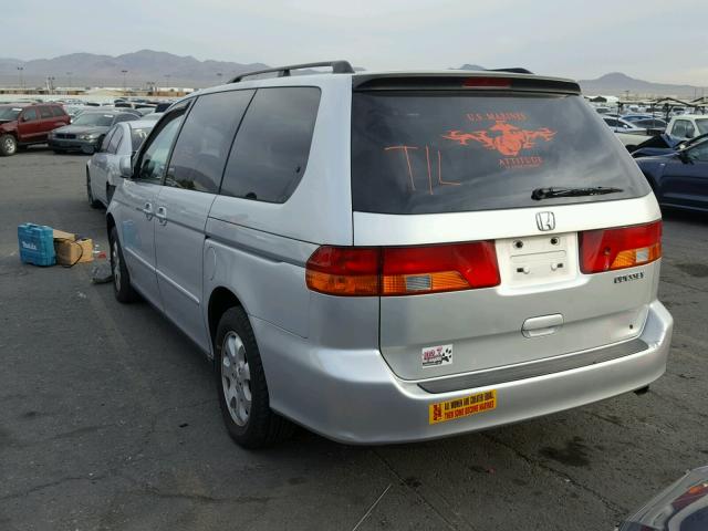 5FNRL18714B113887 - 2004 HONDA ODYSSEY EX SILVER photo 3