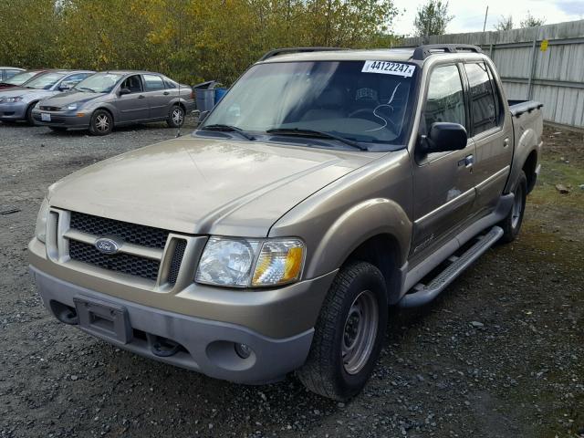 1FMZU77E61UA52731 - 2001 FORD EXPLORER S GOLD photo 2