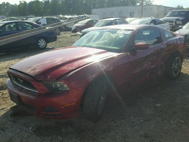 1ZVBP8AM2E5234300 - 2014 FORD MUSTANG BURGUNDY photo 2