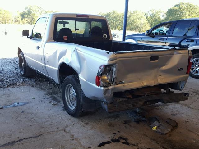 1FTYR10D83PA10241 - 2003 FORD RANGER SILVER photo 3