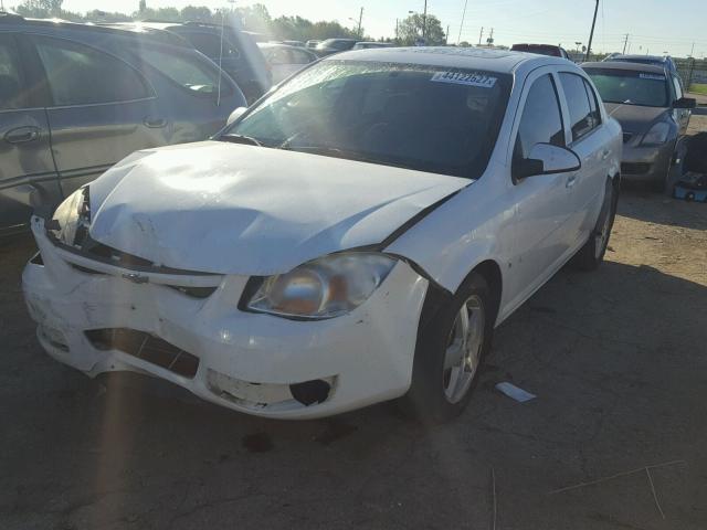 1G1AL55F367769610 - 2006 CHEVROLET COBALT LT WHITE photo 2