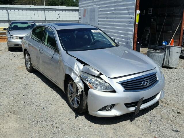 JN1DV6APXBM601416 - 2011 INFINITI G25 BASE SILVER photo 1