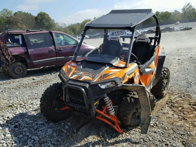 3NSVBE993HF914530 - 2017 POLARIS RZR S 1000 ORANGE photo 2