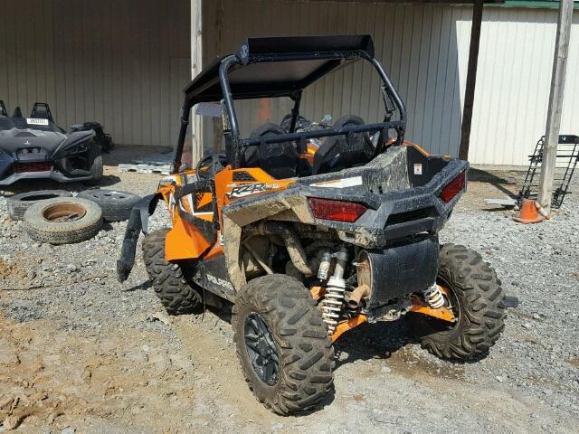 3NSVBE993HF914530 - 2017 POLARIS RZR S 1000 ORANGE photo 3