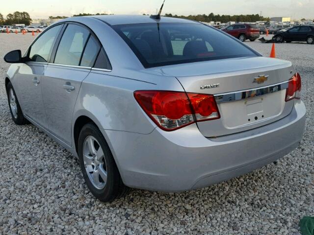 1G1PC5SB3E7223125 - 2014 CHEVROLET CRUZE LT SILVER photo 3