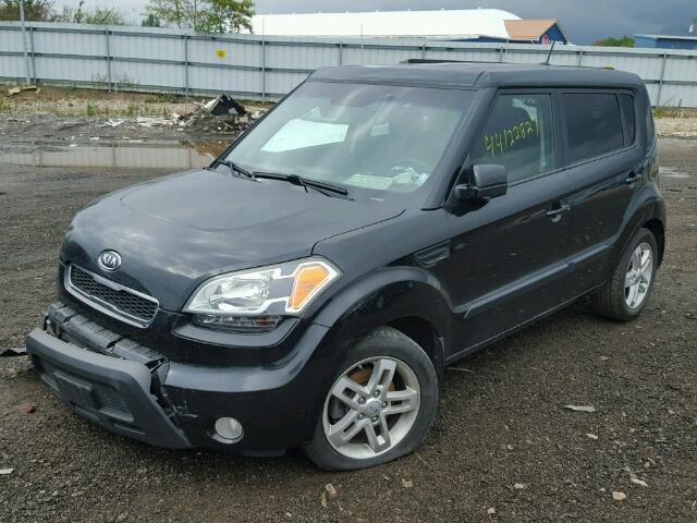 KNDJT2A24B7351043 - 2011 KIA SOUL + BLACK photo 2