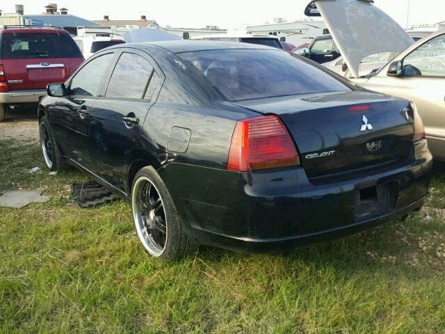 4A3AB36F67E019187 - 2007 MITSUBISHI GALANT ES BLACK photo 3