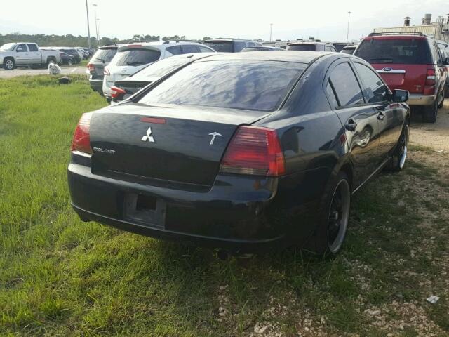 4A3AB36F67E019187 - 2007 MITSUBISHI GALANT ES BLACK photo 4