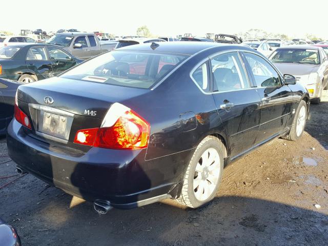 JNKBY01E06M202607 - 2006 INFINITI M45 BASE BLACK photo 4