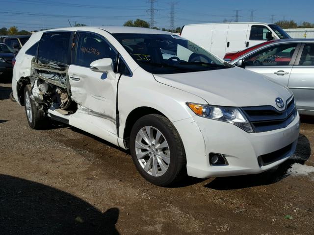 4T3BA3BB8EU062089 - 2014 TOYOTA VENZA WHITE photo 1